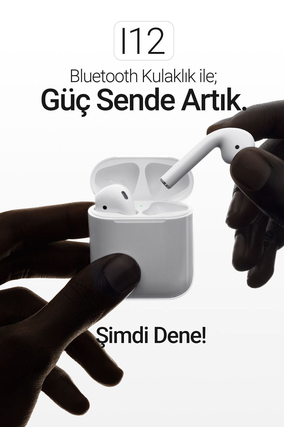 Bluetooth Kulaklık I12 Ios Android Popup Bağlantılı Dokunmatik