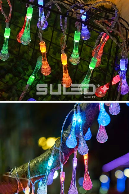 5 Metre 20 RGB Led Işık 220V Fişli Süsleme Ortam Işığı Dekoratif Led İç ve Dış Mekan - Uzatılabilir
