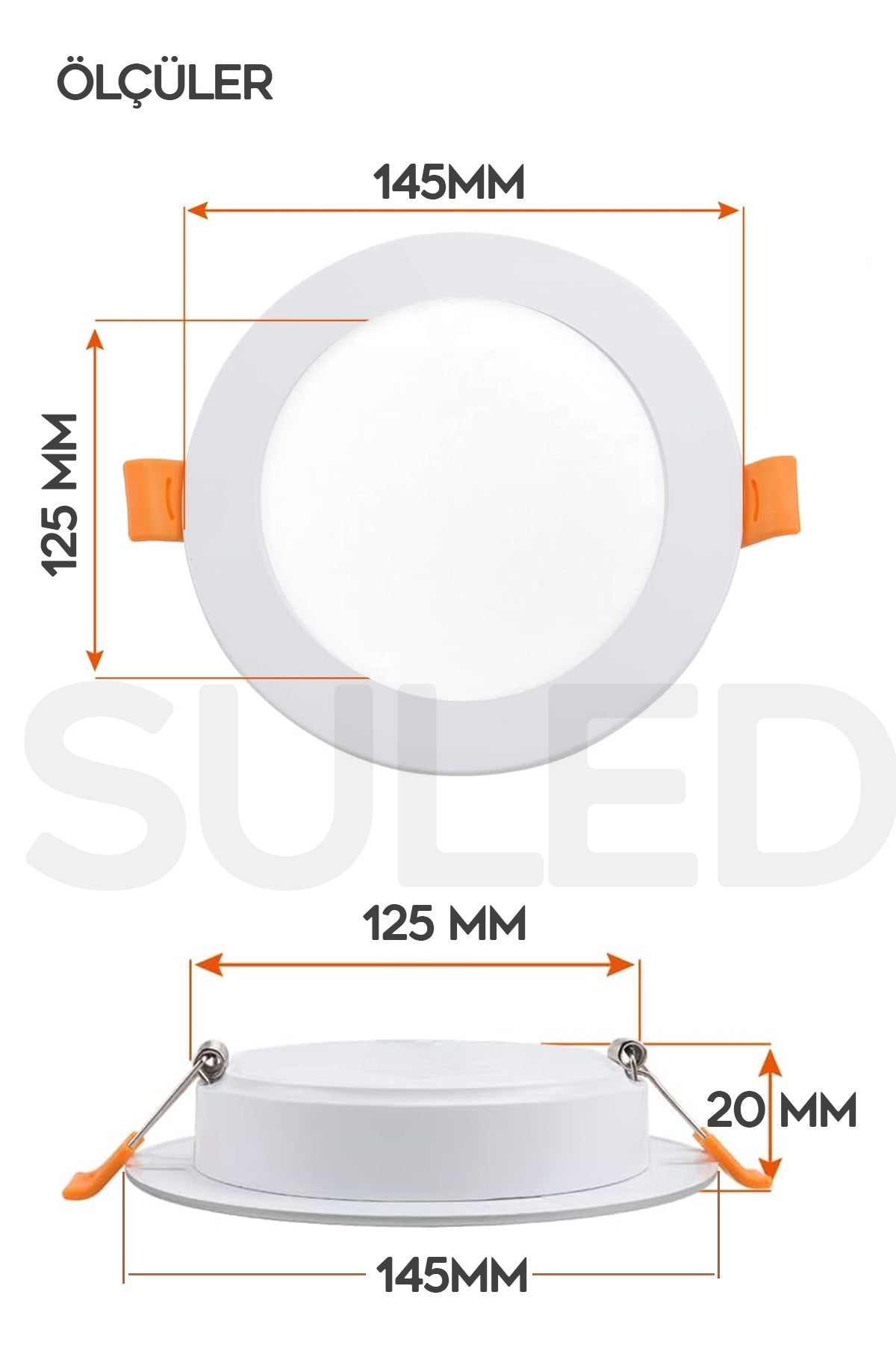 9w Spot Led Lamba Gömme Spot Işık 810lm Beyaz Işık Tasarruflu Tavan Dolap Ev & Iş Yeri