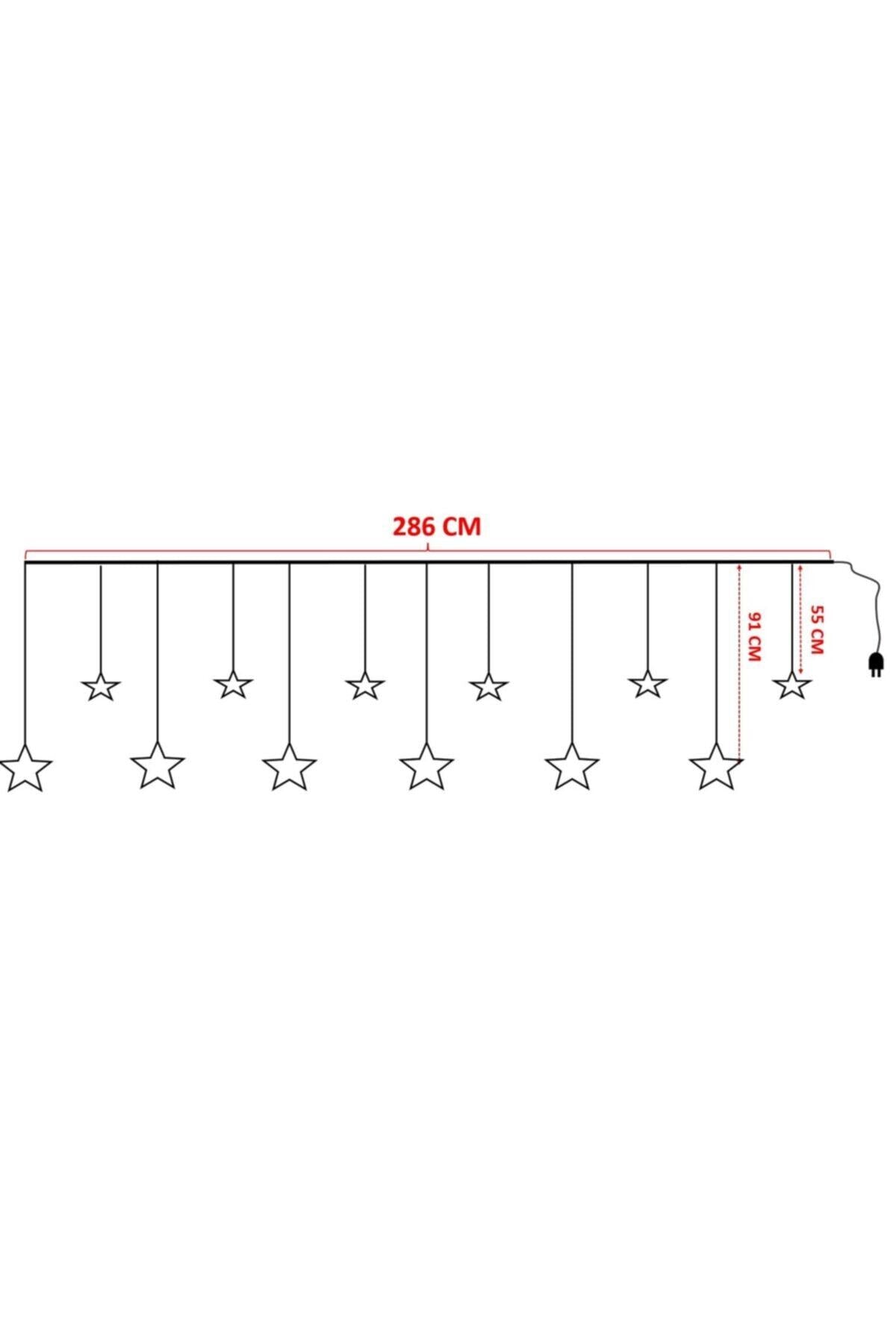 Sl-1061 - 12 Sarkıt 138 Ledli Günışığı 8 Fonksiyonlu Perde Led