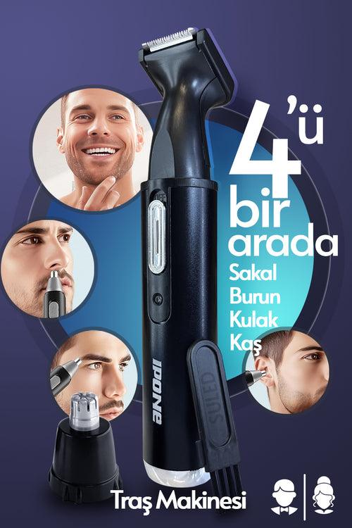 Tıraş Makinesi Şarjlı Seyahat Sakal Vücut Tıraş Makinesi Erkek Kadın Burun Kulak Tüy & Kıl Epilasyon