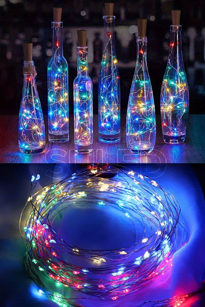 3 Metre Pilli Rgb Peri Led Ince Tel Dekoratif Lambası Renkli Dekor Perde Ledli Bahçe Oda Kafe Duvar