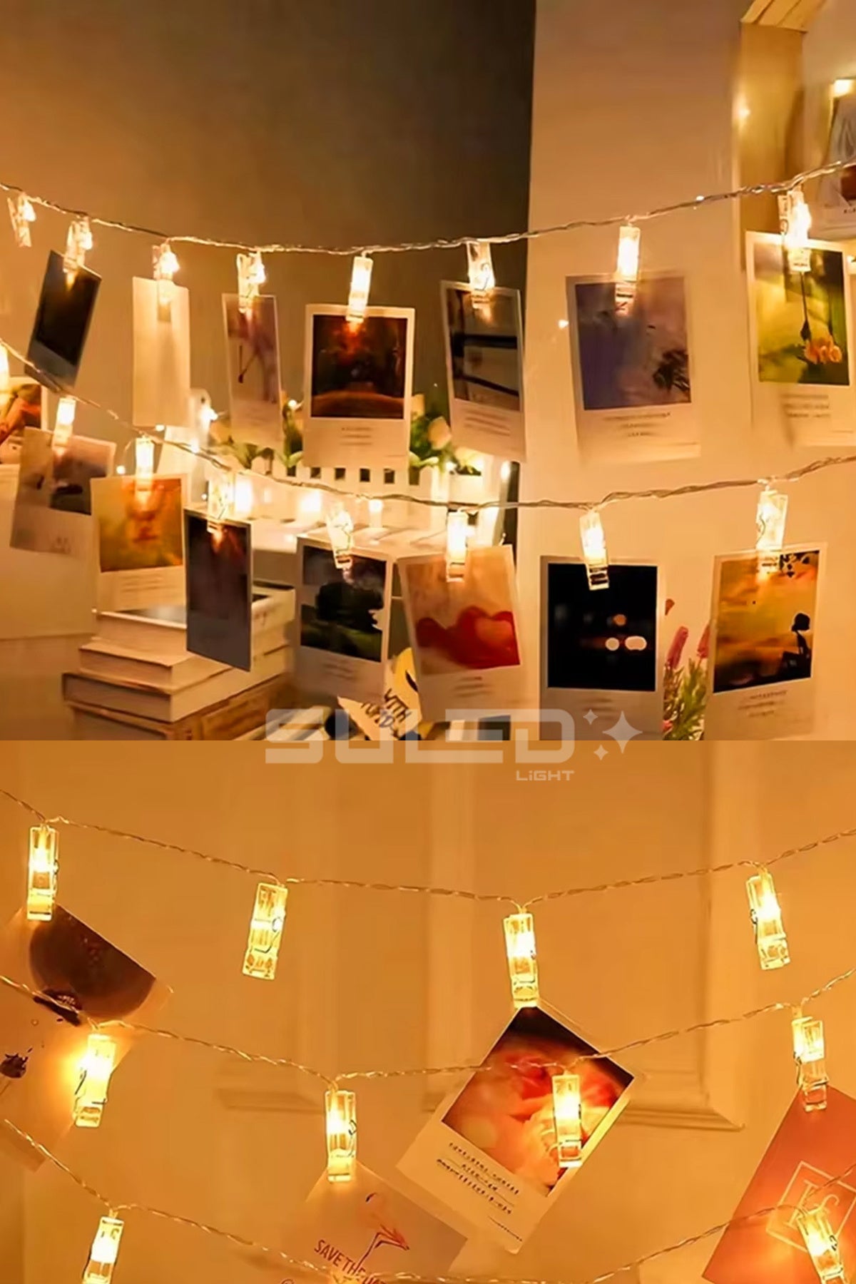 5 Metre 20 Led Mandal Işık 220V Fişli Dekoratif Oda Fotoğraf Not Süsleme Işığı
