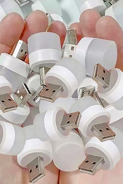 Minilight 6 Adet USB Soft Işık 1W Beyaz Renk Taşınabilir 6'lı Led Işık