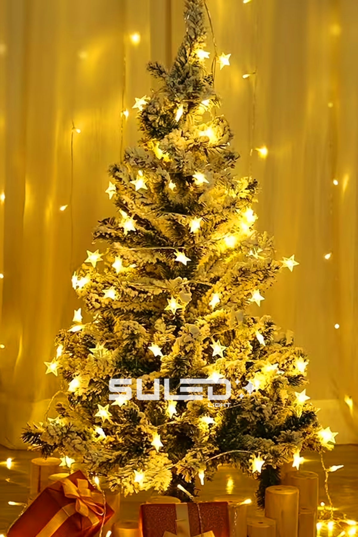 3 Metre 10 Led Yıldız led Işık 220V Fişli Gün Işığı Dekoratif Ortam Süsleme Işığı İç Dış Mekan