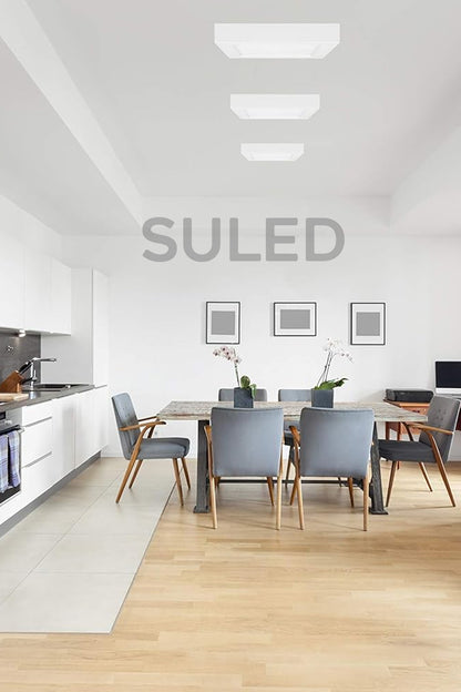 Sıva Üstü Kare Led Armatür 24 Watt SMD 6500k Beyaz Led Tavan Aydınlatması Ev Ofis Işyeri Atölye