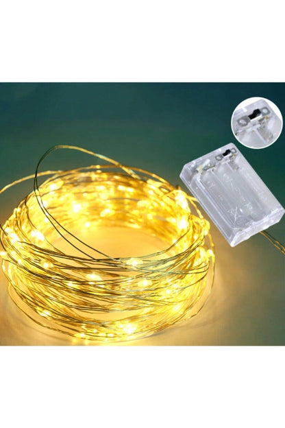 Sl-1046 5 Metre Günışığı Pil Kutulu Peri Led