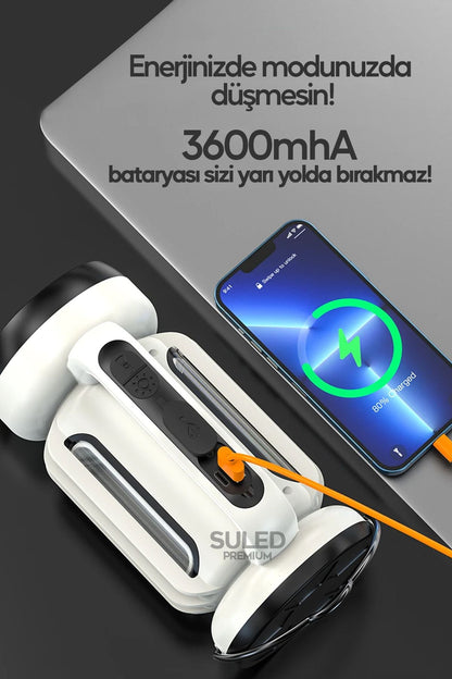 Outdoor Pro2 Işıldak Profesyonel Kamp Lambası ve Fener Şarjlı USB Powerbank Özellikli