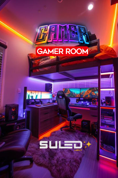 Gamer Led 1 Metre RGB Şerit LED Bluetooth ve Uygulama Kontrollü USB Oyuncu Aydınlatması