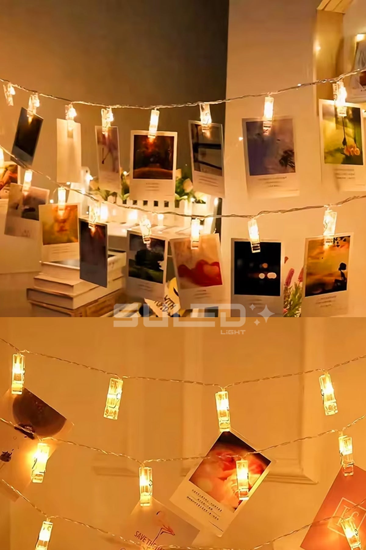5 Metre Pilli 20 Led Mandal Işık Dekoratif Fotoğraf Not Süsleme Işığı