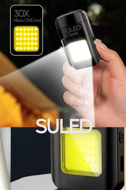 Şarjlı Çakmak T9 LED Fener Özellikli USB Şarjlı Kamp Çakmağı COB Led CE Rüzgardan Etkilenmez