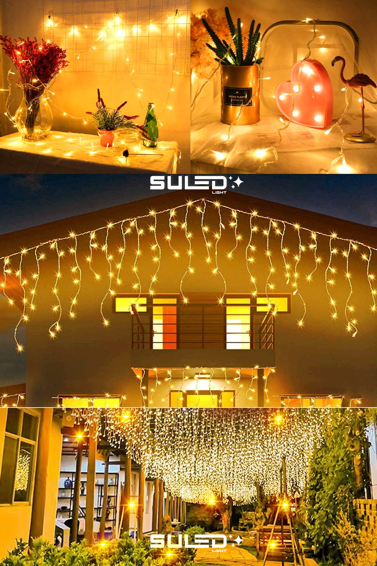 10 Metre Modlu Ambiyans İç & Dış Mekan Süsleme Işığı 220V Bahçe Ev Led Işık