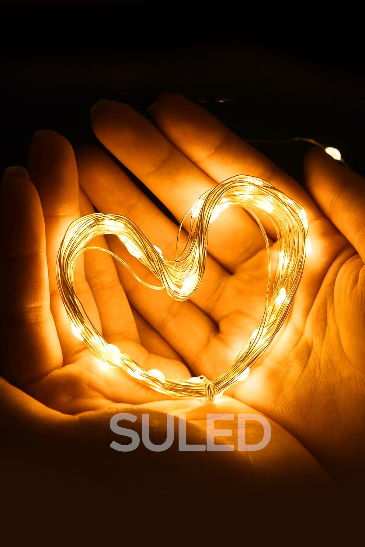 Peri Led 10 Metre Led Işık Sarı - Gün Işığı Rengi Pilli Dekoratif Ambiyans Ledleri