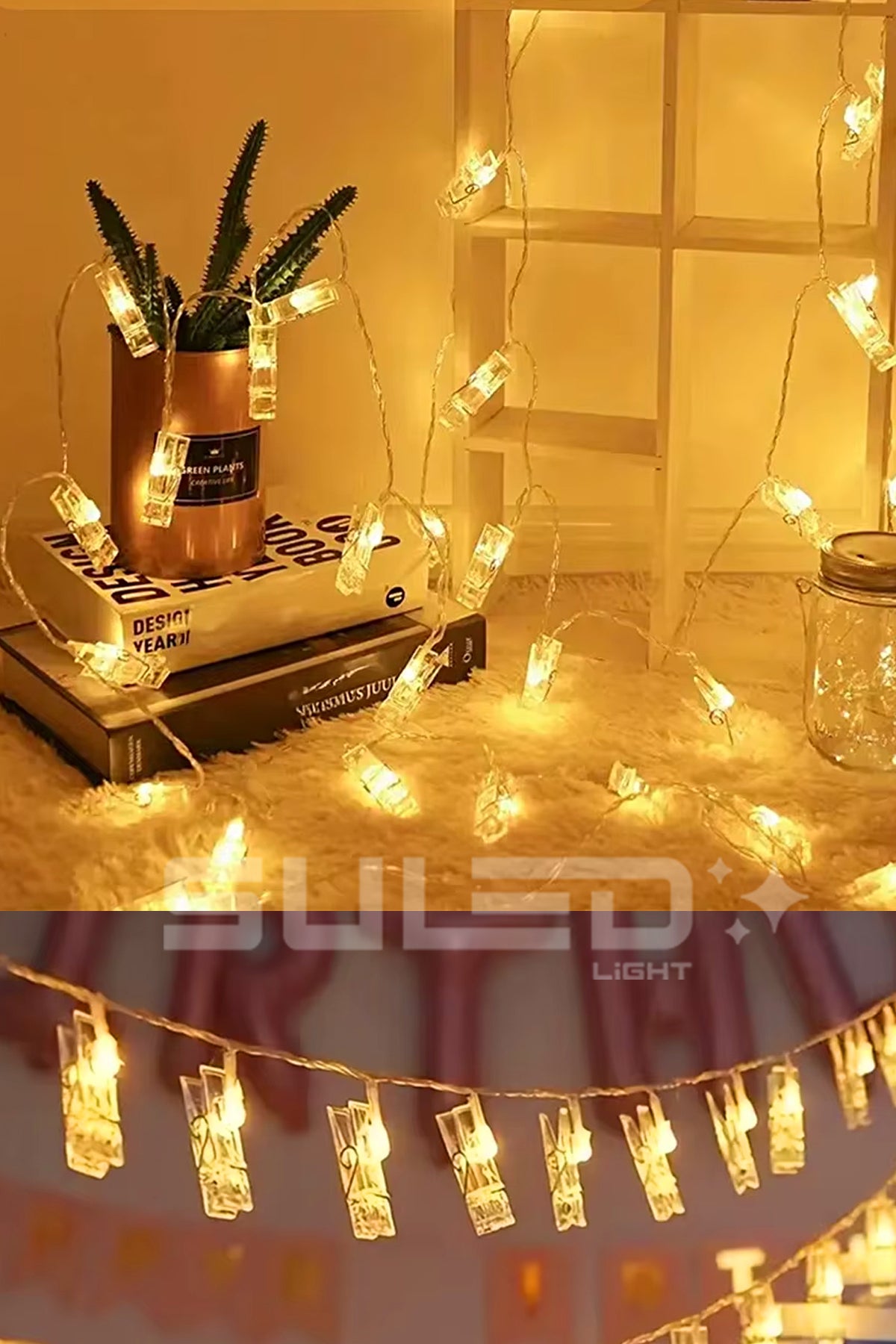 5 Metre 20 Led Mandal Işık 220V Fişli Dekoratif Oda Fotoğraf Not Süsleme Işığı