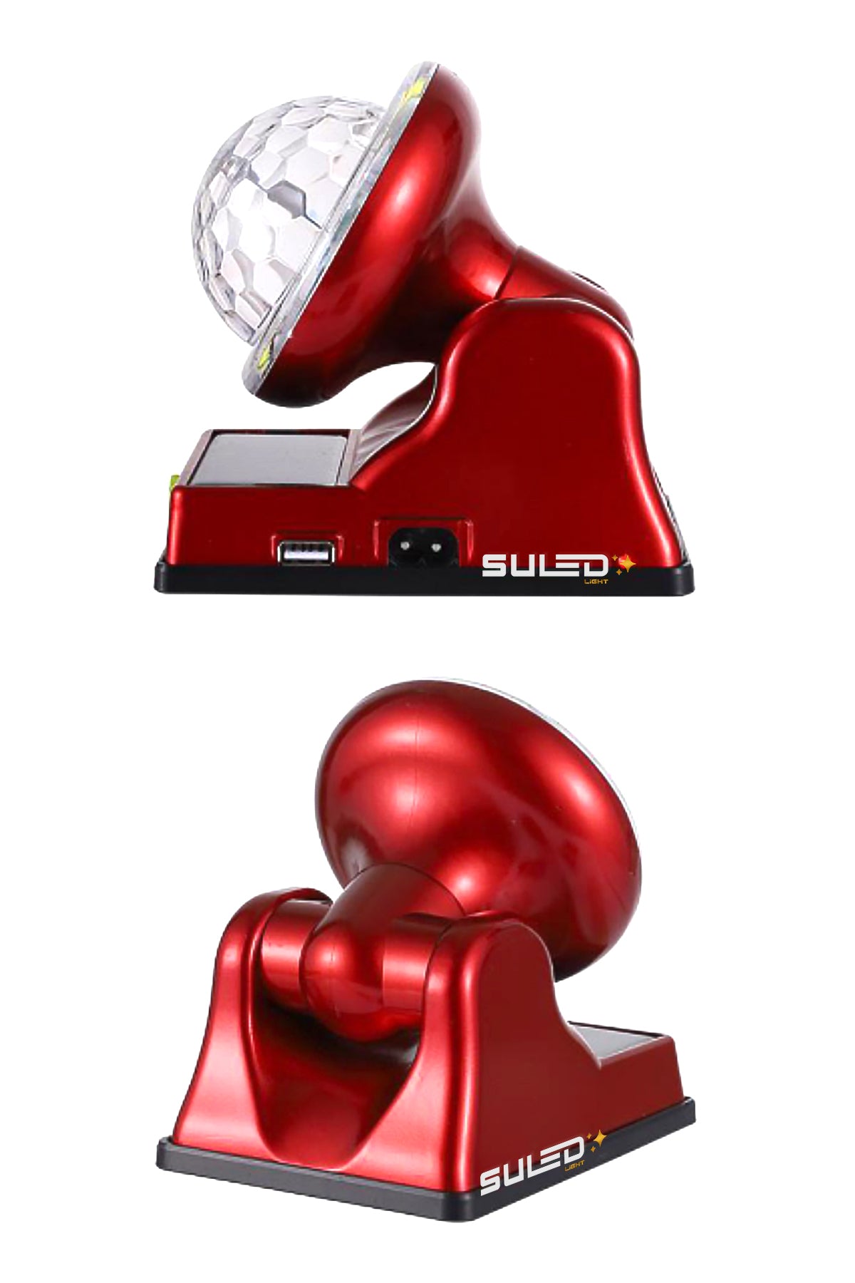 Disko Işıkları İç ve Dış Mekan Taşınabilir USB - Solar Panelli 220V Eğlence Işıkları