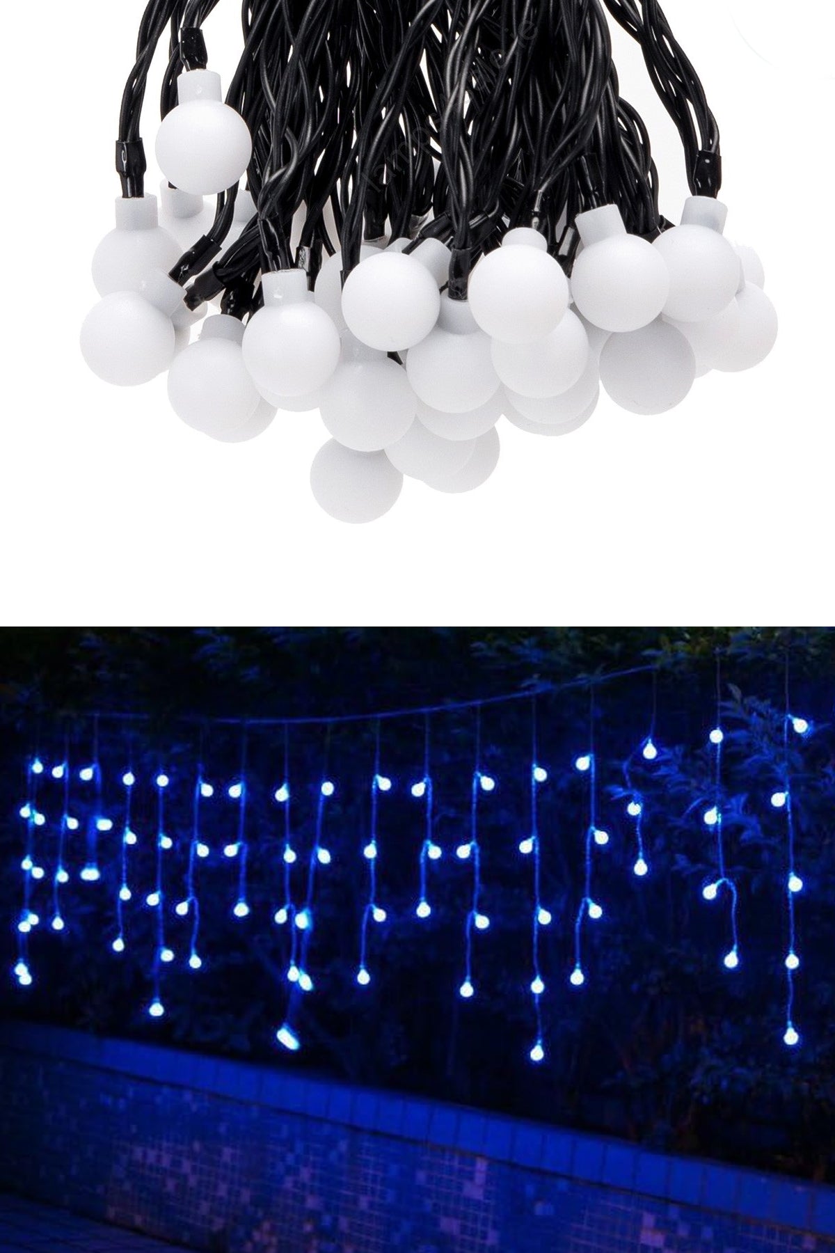 Top Led Pembe Dekor Led Yılbaşı Led Işıkları 5MT Işıkları Top Dize Işıklar Masa Dekorasyon Noel Işık