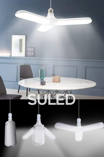 Sl-6347 Pervane Ampul 40-45w Yeni Nesil Beyaz Led Ampul 3 Modlu Ultra Güçlü Pro
