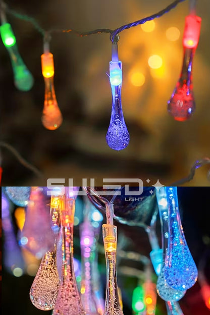 5 Metre 20 RGB Led Işık 220V Fişli Süsleme Ortam Işığı Dekoratif Led İç ve Dış Mekan - Uzatılabilir