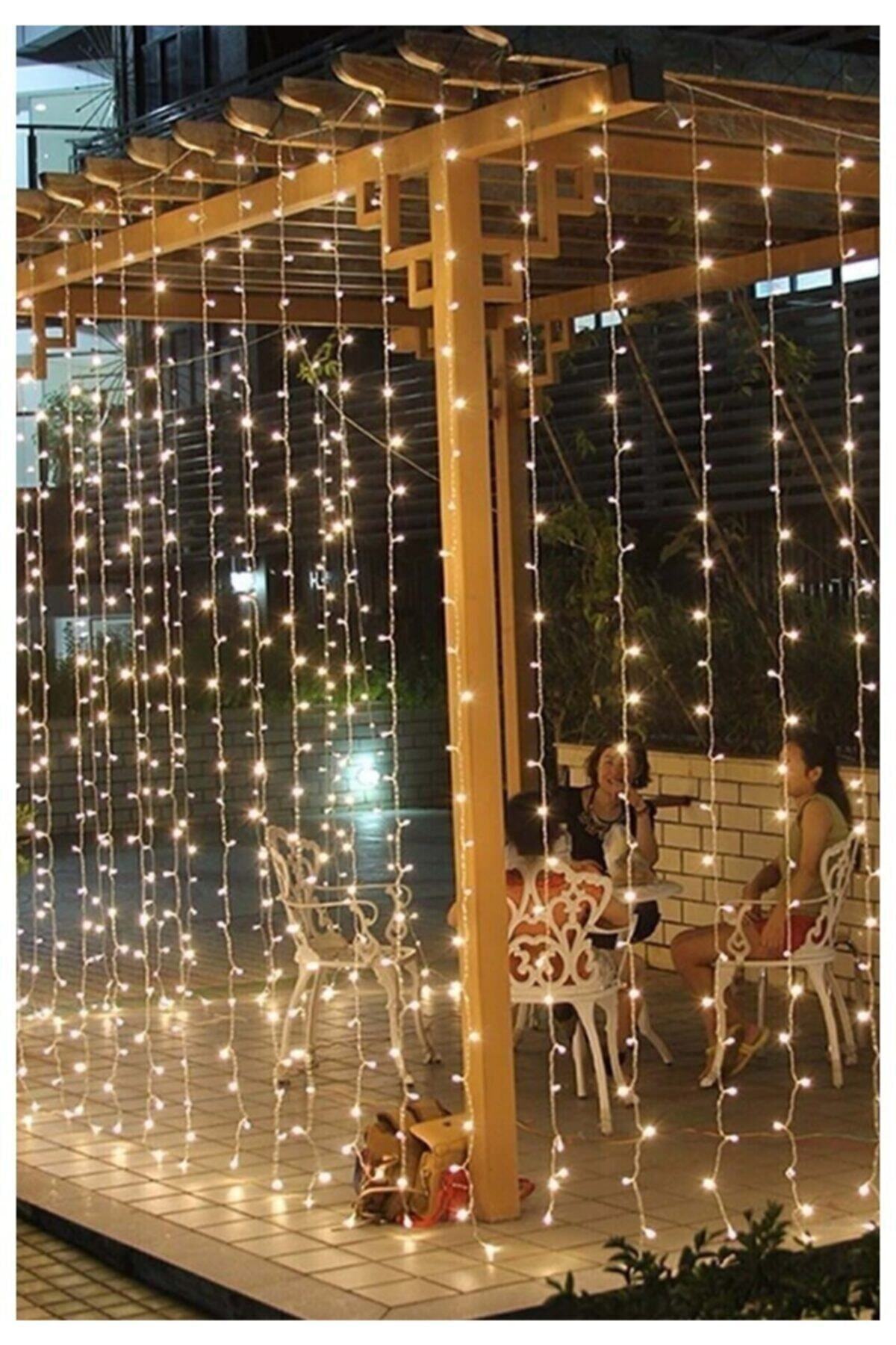 3 X 2 Metre Saçaklı Perde peri Led Dekoratif Amaçlı Perde Led