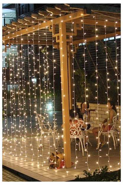 3 X 2 Metre Saçaklı Perde peri Led Dekoratif Amaçlı Perde Led