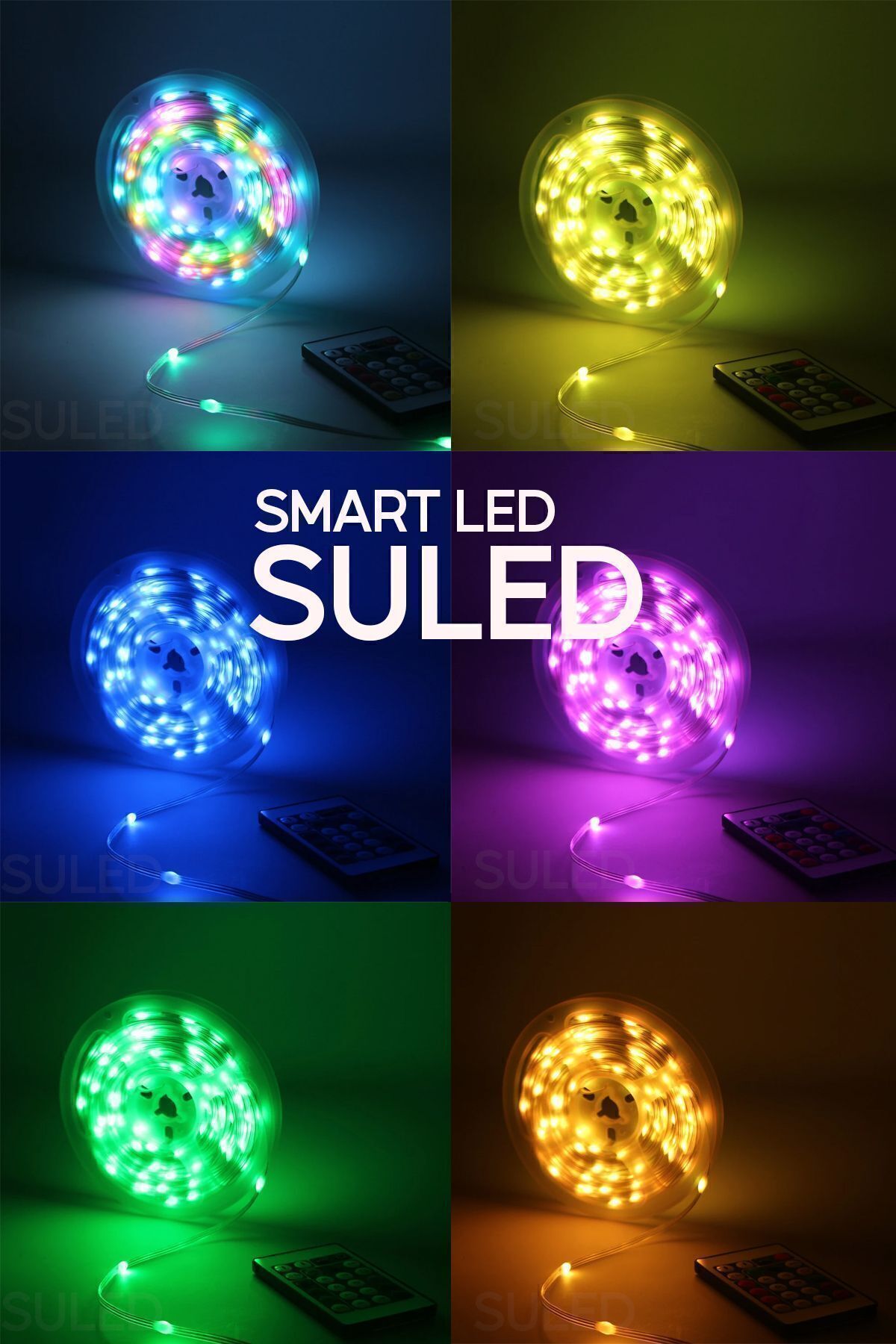 10 Metre Bluetooth Telefon Kontrollü Smart Şerit Led Sese Duyarlı Kumandalı Led Işık