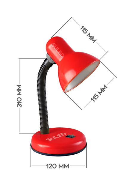Masa Lambası E27 Standart Ampül 220V Esnek Açısı Ayarlanabilir Çocuk Odası ve Çalışma Lambası