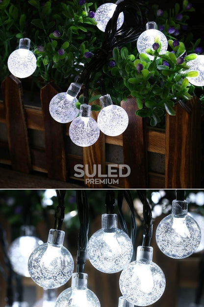 Dekoratif Top Led Işık Kristal Efektli İç Mekan & Bahçe Aydınlatması 220V Fişli 45 Top Led
