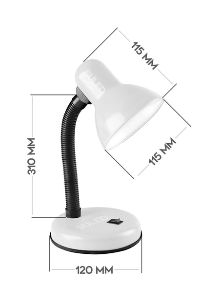 Masa Lambası E27 Standart Ampül 220V Esnek Açısı Ayarlanabilir Çocuk Odası ve Çalışma Lambası