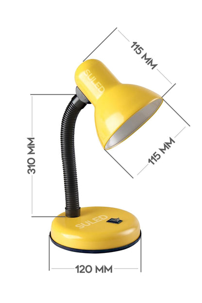 Masa Lambası E27 Standart Ampül 220V Esnek Açısı Ayarlanabilir Çocuk Odası ve Çalışma Lambası