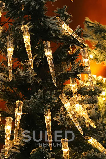 Buz Sarkıt Led Süsleme Işığı 4 Metre 20 Led 220V Fişli Dekoratif Aydınlatma Süs Tak Çalıştır
