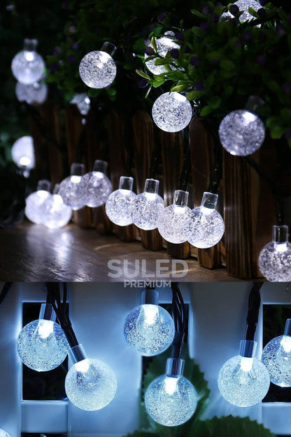Dekoratif Top Led Işık Kristal Efektli İç Mekan & Bahçe Aydınlatması 220V Fişli 45 Top Led