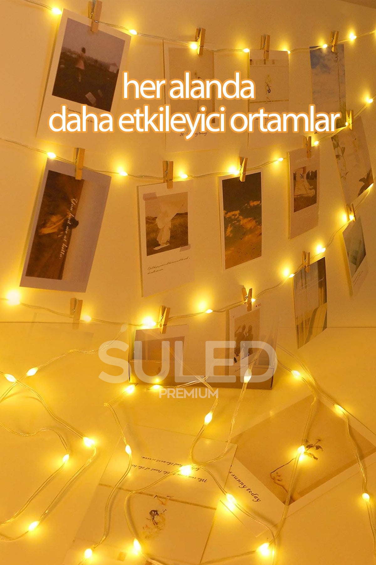 Perde Led 3X2 Metre 160 Süper Led USB'li Ambiyans Dekorasyon Ledleri İç ve Dış Mekan Su Geçirmez