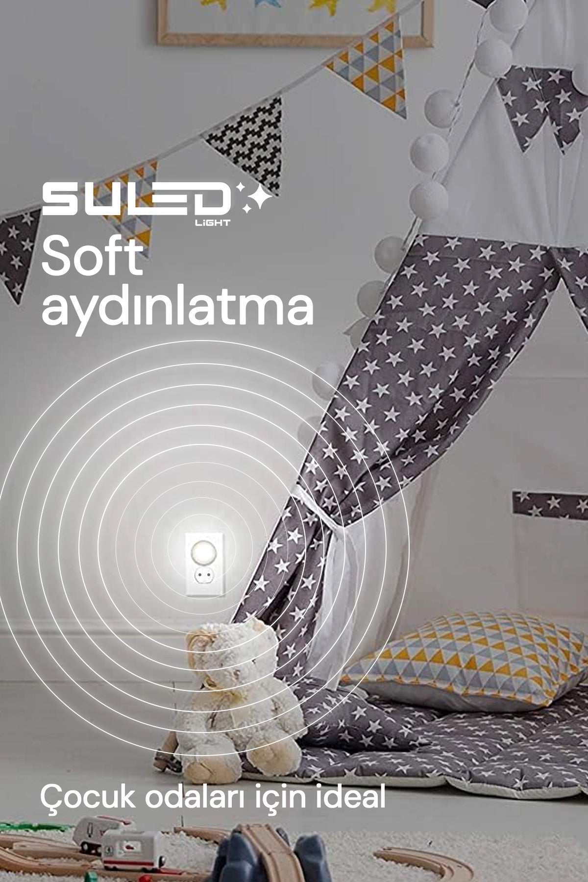 Minilight 6 Adet USB Soft Işık 1W Beyaz Renk Taşınabilir 6'lı Led Işık