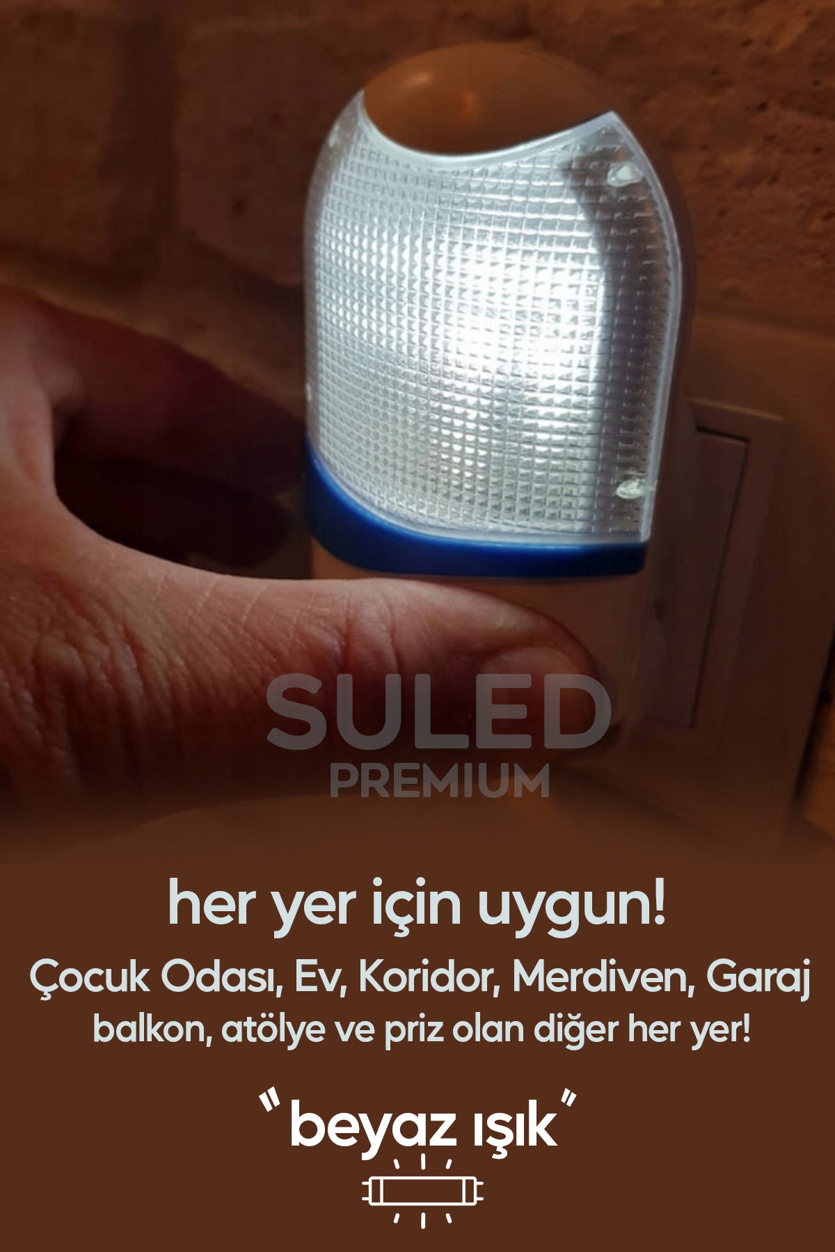 Işığa Duyarlı Otomatik Gece Lambası 220v Ldr Karanlık Sensörlü Beyaz Işık Karışık Renk