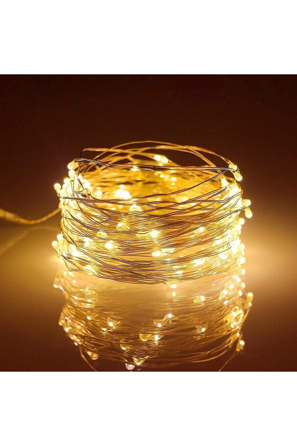 Sl-1036 - 3 Metre Beyaz Peri Led, Dekor Işık Beyaz Dekoratif Lamba Yılbaşı Çam Ağacı Ev Süslemeli