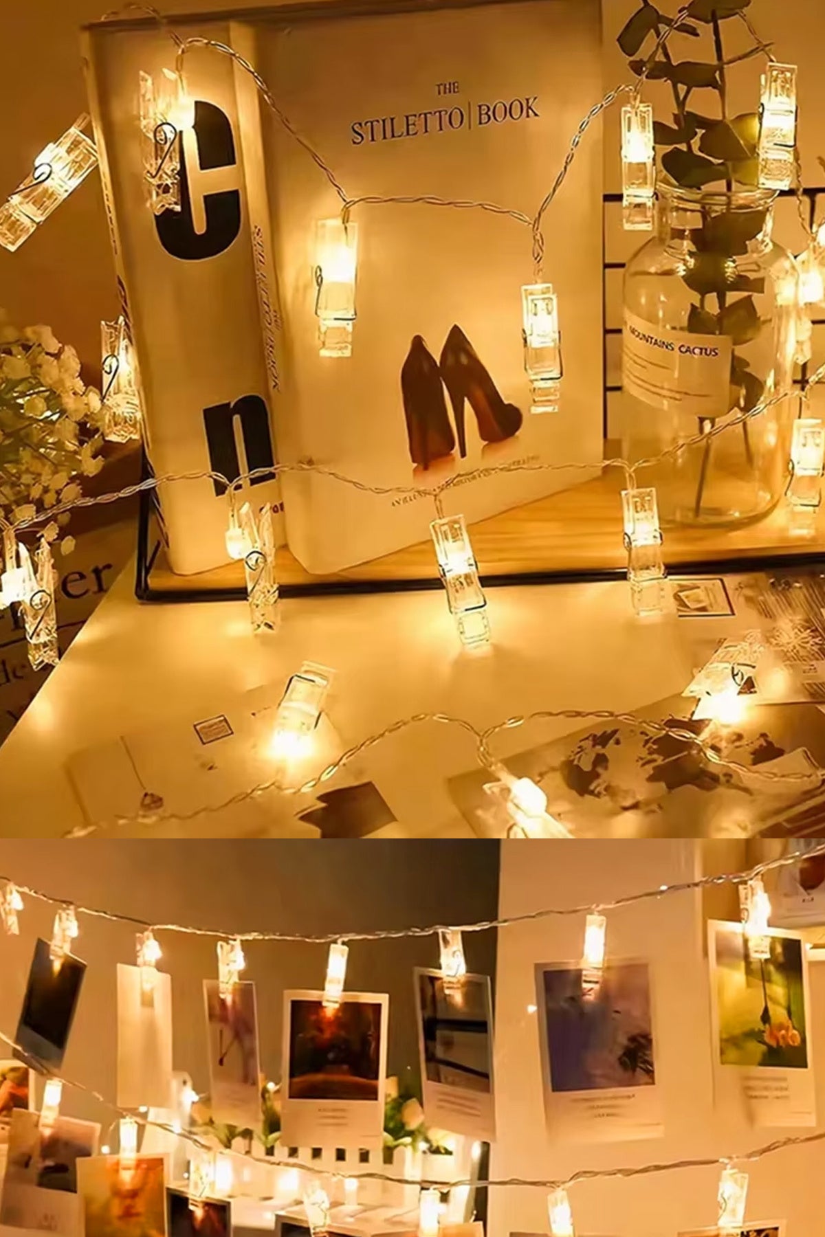 5 Metre 20 Led Mandal Işık 220V Fişli Dekoratif Oda Fotoğraf Not Süsleme Işığı