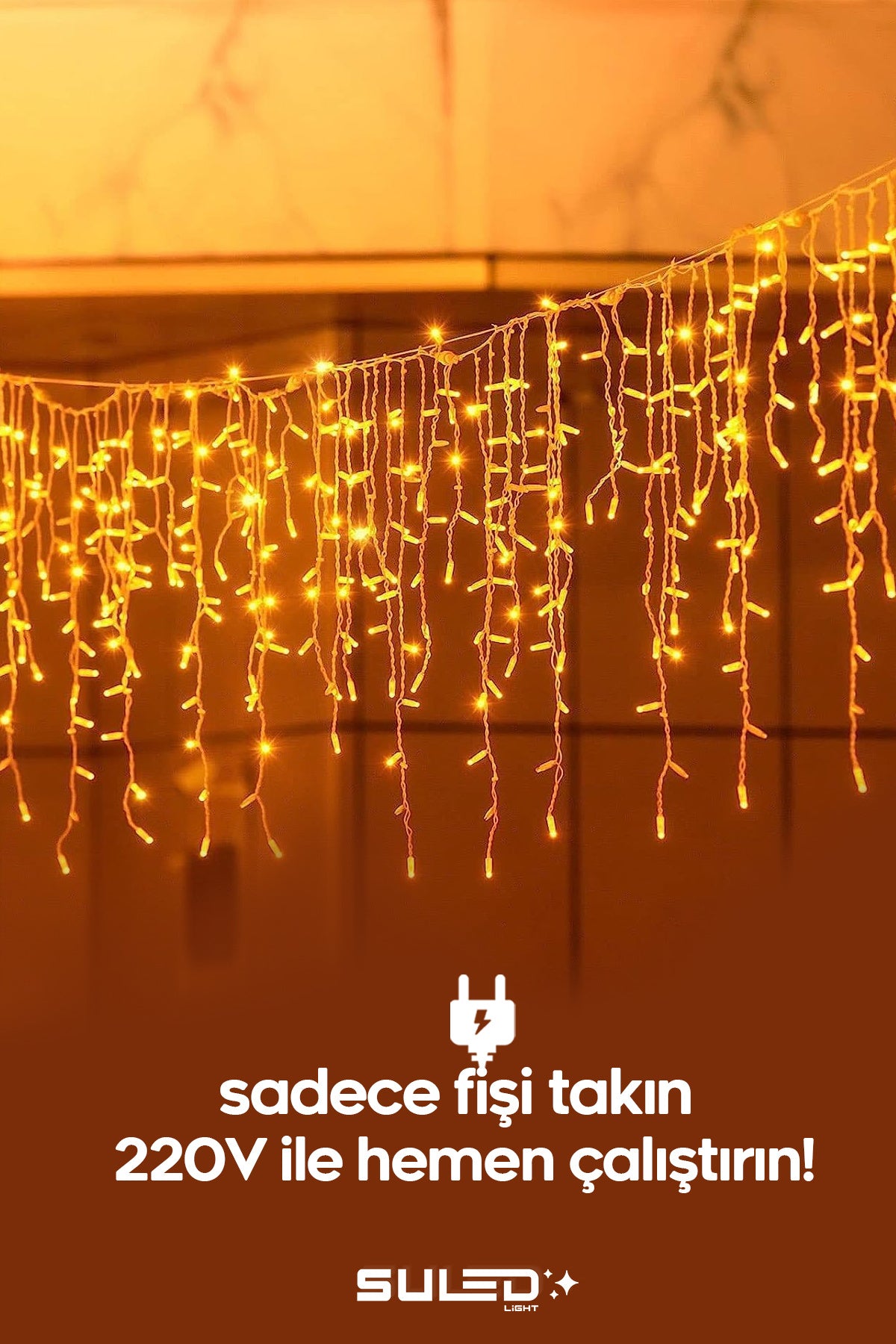 10 Metre Modlu Ambiyans İç & Dış Mekan Süsleme Işığı 220V Bahçe Ev Led Işık