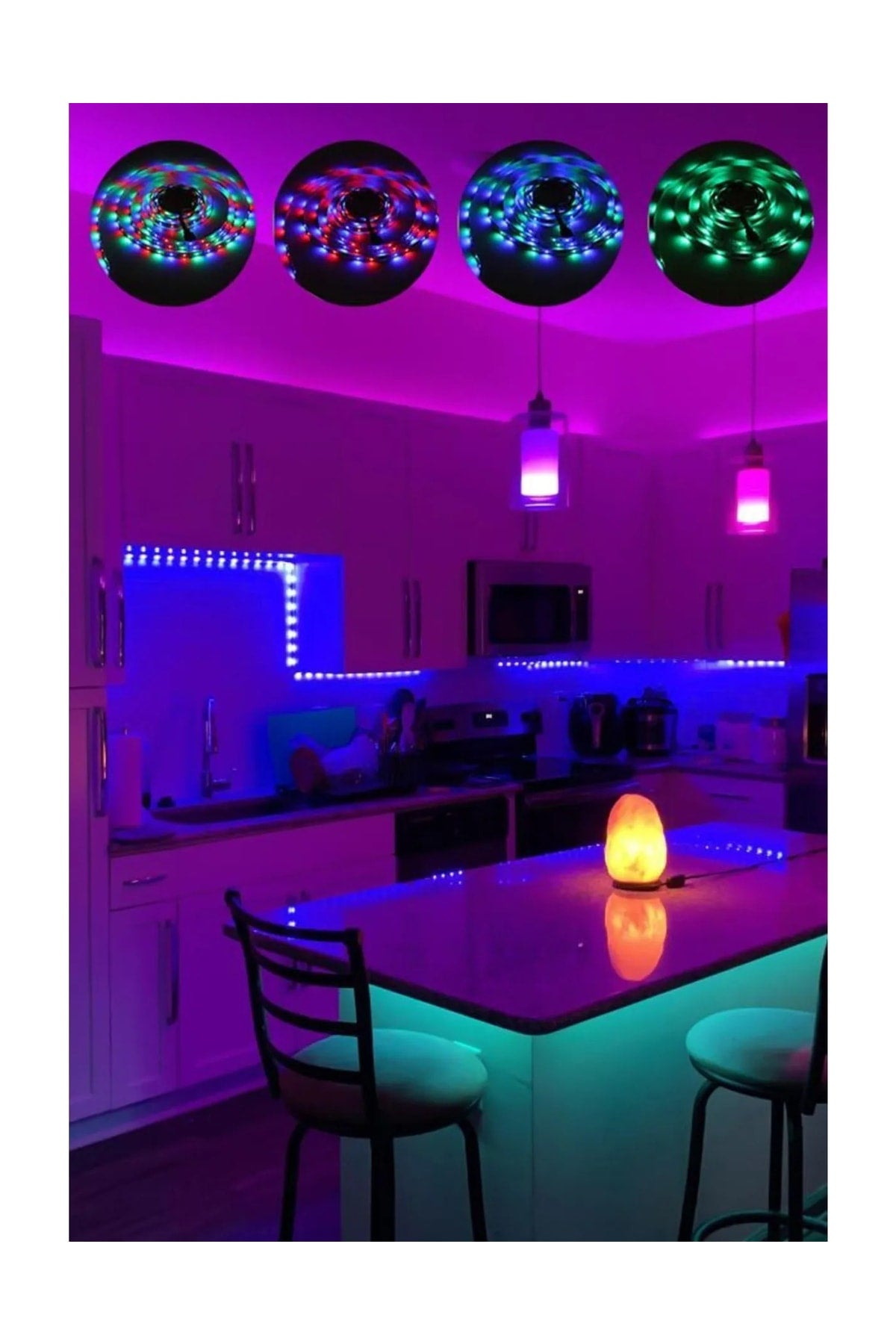 Kumandalı Şerit Led 5+5 10 Metre Şerit Led