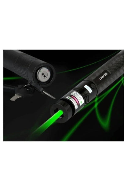 Yeni Pro Model - Pro X Yeşil Şarjlı Lazer Pointer Metal Kasa Green Laser Ultra Güçlü 2023 Series GO