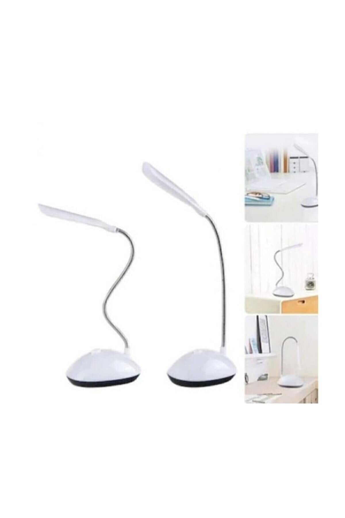 Masa Lambasi Led Mini Masa Lambasi Yeşil - Mavi - Beyaz Karışık Renk 4 Ledli Pilli