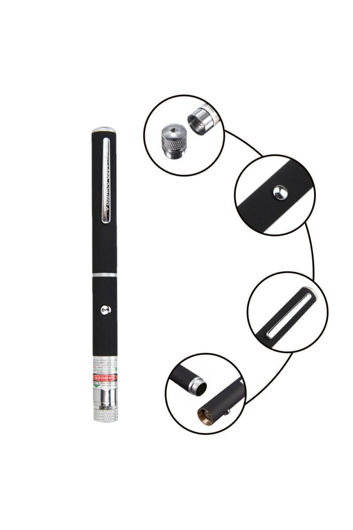 5in1 Nasa Snake Pro Series Yeşil Lazer Pointer 300 Mw 100 Km Etkili Green Laser Pointer Güçlü