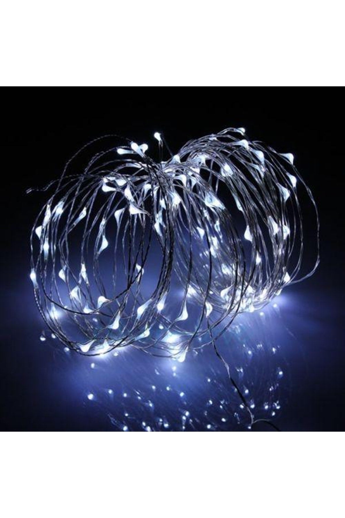 Sl-1036 - 3 Metre Beyaz Peri Led, Dekor Işık Beyaz Dekoratif Lamba Yılbaşı Çam Ağacı Ev Süslemeli