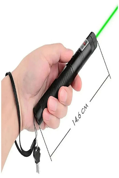 Yeni Pro Model - Pro X Yeşil Şarjlı Lazer Pointer Metal Kasa Green Laser Ultra Güçlü 2023 Series GO